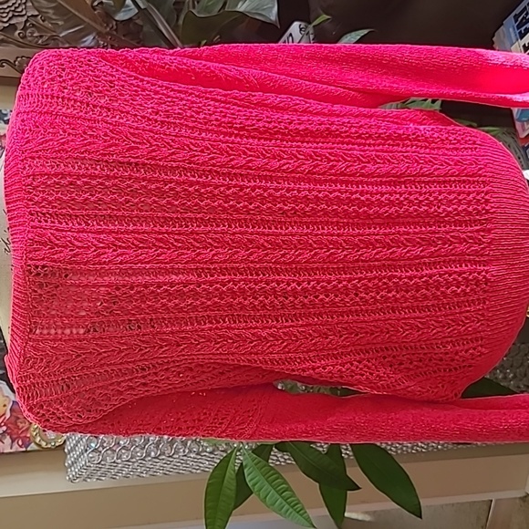 NWT Hot Pink sweater - Picture 4 of 6